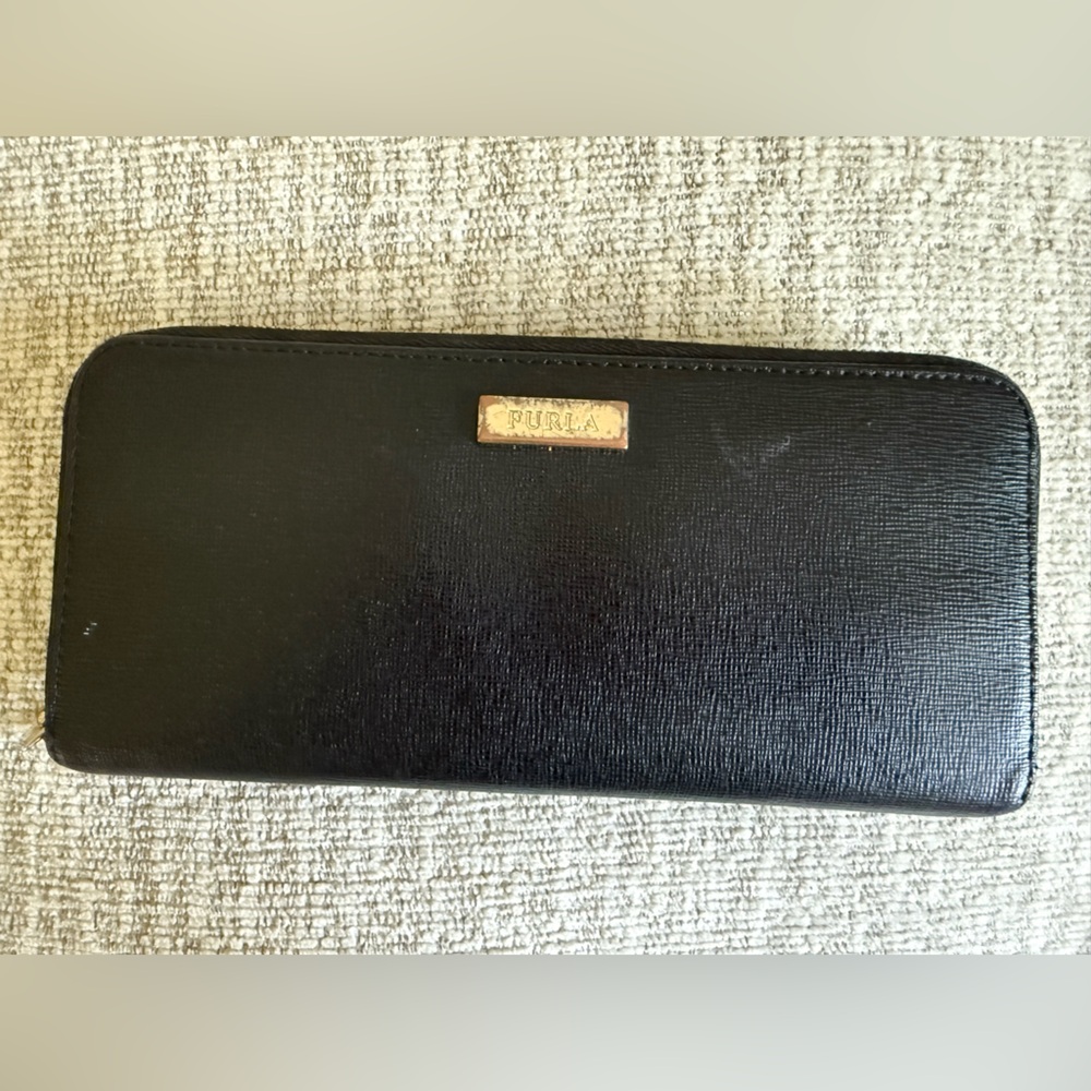 Furla Black Leather Wallet